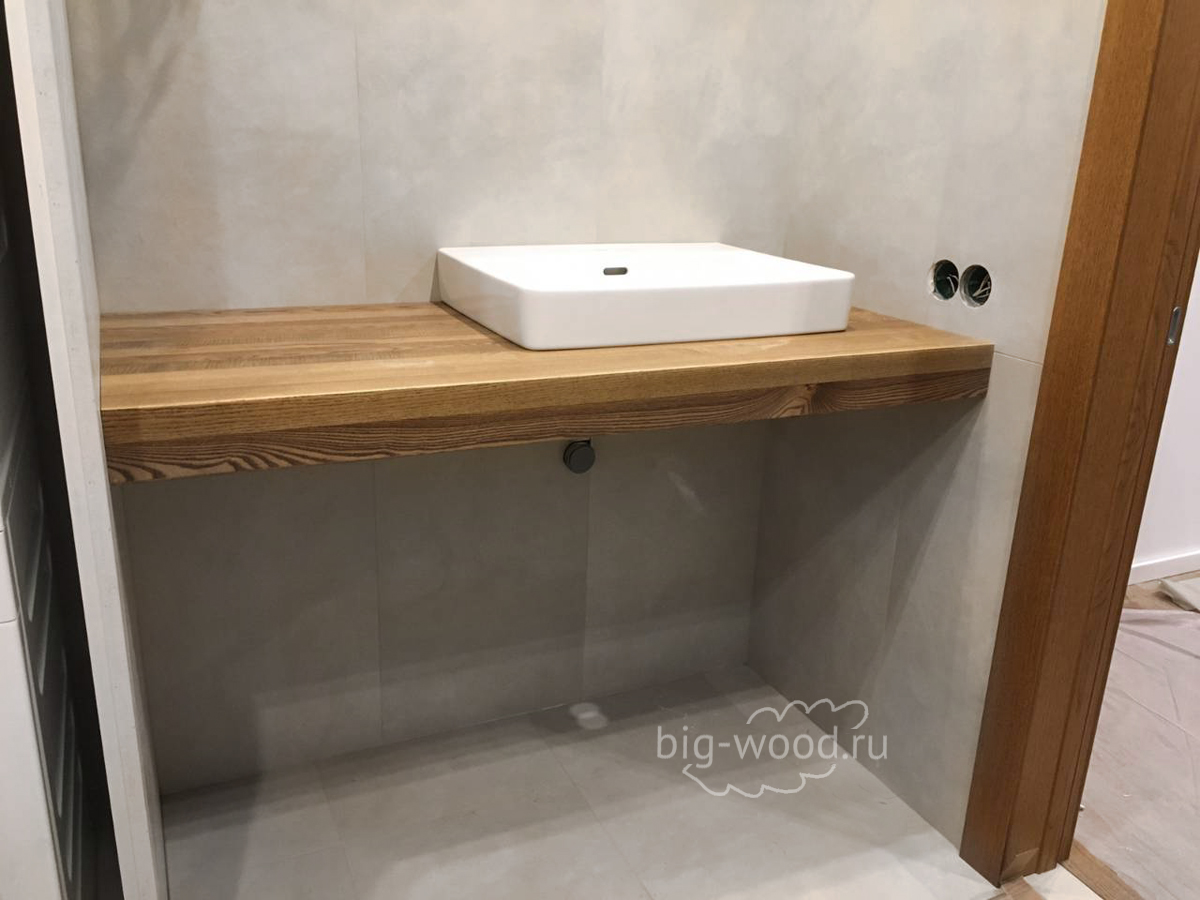 Столешница для ванной: модели и варианты установки